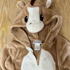 Toddler size 4t Horse Onesie Costume Pajamas preowned